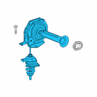 OEM Jeep Spare Tire Carrier Diagram - 68334771AB