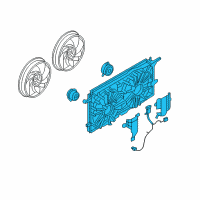 OEM 2007 Buick Terraza Shroud Assembly Diagram - 15907033