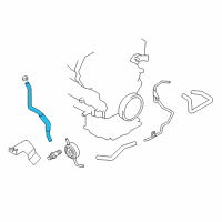 OEM 2006 Infiniti M35 Hose-Water Diagram - 21306-CG000