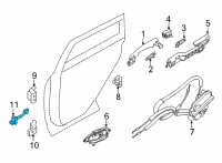 OEM 2020 Nissan Sentra Link-Check, Rear Door Diagram - 82430-6LE0A