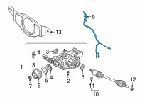 OEM Ford HOSE - VENT Diagram - LX6Z-4022-C