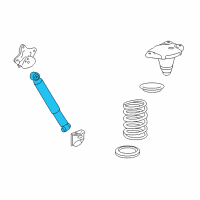 OEM 2010 Lexus RX350 Shock Absorber Diagram - 48531-0E131