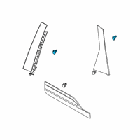 OEM Ford Escape MOULDING Diagram - LJ6Z-78255A34-AA