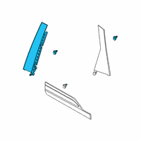 OEM 2022 Ford Escape MOULDING - DOOR OUTSIDE Diagram - LJ6Z-7825556-AB