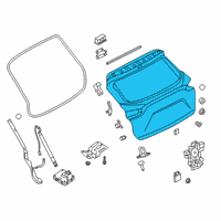 OEM 2019 Infiniti QX50 Door - Back Diagram - KMA00-5NAMA