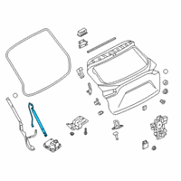 OEM 2019 Infiniti QX50 Drive Unit-Power Back Door Diagram - 90560-5NA0A