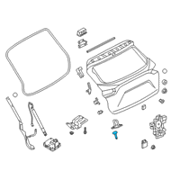 OEM 2022 Nissan Rogue Sport Screw Diagram - 01433-00181