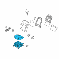 OEM 2013 Kia Sportage Cushion Assembly-Front S Diagram - 881043W291ATA