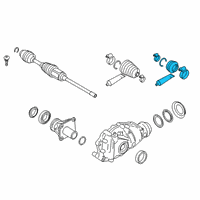 OEM BMW M8 Repair Kit Bellows, Exterior Diagram - 31-60-8-657-723