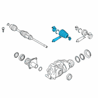 OEM 2017 BMW 740i xDrive Repair Kit Bellows, Interior Diagram - 31-60-8-657-288