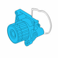 OEM 2000 Honda Civic Water Pump (Yamada) Diagram - 19200-P2A-A01