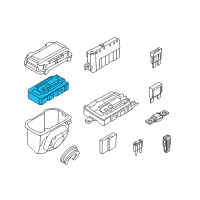 OEM 2013 BMW ActiveHybrid 3 Power Distribution Box, Front Diagram - 61-14-9-224-866