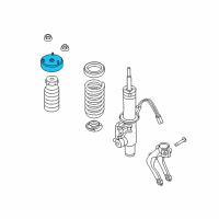 OEM 2018 BMW X6 Guide Support Diagram - 31-30-7-849-894