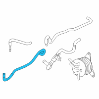 OEM 2017 Nissan Rogue Hose-Oil Cooler, Auto Transmission Diagram - 21632-4BC0B