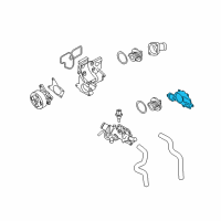 OEM 2009 Nissan Versa Gasket-Water Outlet Diagram - 11062-ET00A