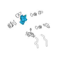 OEM 2008 Nissan Sentra Thermostat Housing Diagram - 11061-ZJ61A