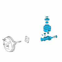 OEM Toyota MR2 Spyder Master Cylinder Diagram - 47201-17291