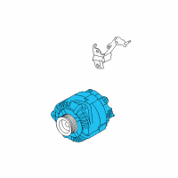 OEM Nissan Quest Alternator Assembly Diagram - 23100-5Z00C