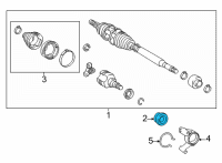 OEM 2020 Toyota Camry Oil Seal Diagram - 90311-50058