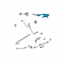 OEM 2002 Mercury Mountaineer Tube Assembly Diagram - 1L2Z-9E498-BA