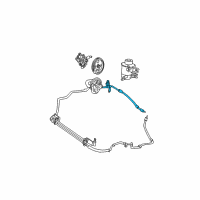 OEM 2003 Mercury Sable Pressure Hose Diagram - 3F1Z-3A719-AA