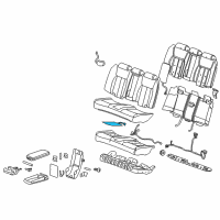 OEM 2009 Cadillac DTS Seat Cushion Heater Diagram - 15216397