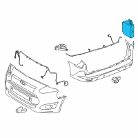 OEM Ford Transit Connect Module Diagram - FT1Z-15K866-D