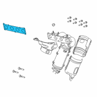 OEM 2015 Jeep Renegade Gasket-Exhaust Manifold Diagram - 68246551AA