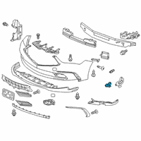 OEM Acura Sensor Assembly, Air Quality Diagram - 80580-TY2-A01