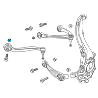 OEM 2020 Ford Police Interceptor Utility Front Lower Control Arm Nut Diagram - -W718340-S442