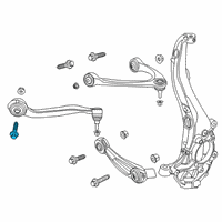 OEM 2020 Lincoln Aviator Front Lower Control Arm Mount Bolt Diagram - -W719922-S439