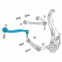 OEM Lincoln Front Lower Control Arm Diagram - LC5Z-3083-A