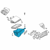 OEM Infiniti QX80 Cover Lower Diagram - 16528-1LA0B