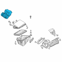 OEM 2013 Infiniti QX56 Pipe Assembly Air Diagram - 16576-1LA0A