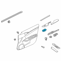 OEM 2017 Honda Civic Sw Assy., Power Window Assist Diagram - 35760-TBG-C01