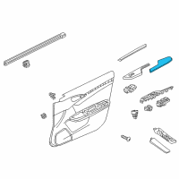 OEM Honda Armrest, Driver Side (Deep Black) Diagram - 83552-TBG-A51ZA