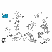 OEM 2008 Jeep Compass Transmission-Gear Shift Shifter Diagram - 5106040AC