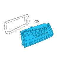 OEM 2017 BMW 530i xDrive Rear Light In Trunk Lid, Left Diagram - 63-21-7-376-475