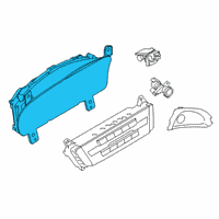 OEM 2020 Ford Explorer Cluster Assembly Diagram - LB5Z-10849-GA