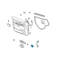 OEM Buick Rendezvous Mirror Switch Diagram - 10339378