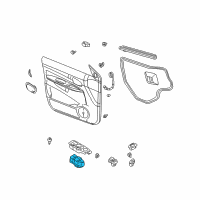 OEM 2002 Buick Rendezvous Window Switch Diagram - 10422427