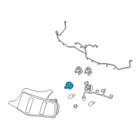 OEM Ford Mustang Tail Lamp Bulb Diagram - AR3Z-13B765-B