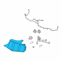 OEM 2011 Ford Mustang Tail Lamp Assembly Diagram - AR3Z-13404-B