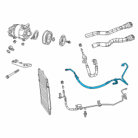 OEM Dodge Dart Line-A/C Discharge Diagram - 68081635AC