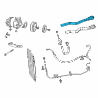 OEM 2015 Dodge Dart Hose-Heater Return Diagram - 55111479AC