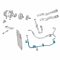 OEM 2013 Dodge Dart Line-A/C Suction And Liquid Diagram - 68081629AF