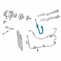 OEM 2015 Dodge Dart Line-A/C Suction Diagram - 68081641AF