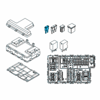 OEM 2019 Ford SSV Plug-In Hybrid Maxi Fuse Diagram - DG9Z-14526-M