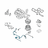 OEM BMW 335xi Cable Set, Heater/Air Conditioner Diagram - 64-11-6-941-439