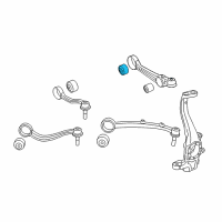 OEM 2012 Hyundai Genesis Bush-Front Lower Arm"A" Diagram - 54551-3M000